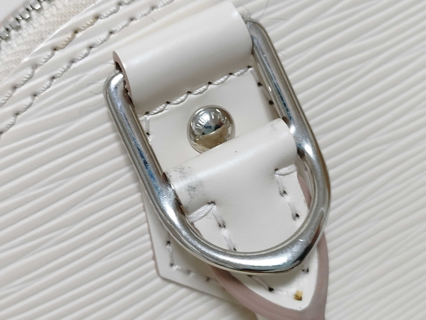 LOUIS VUITTON RFID Verified, Serial Number Unconfirmed, Epi Louis Vuitton Epi Alma BB Handbag M58706