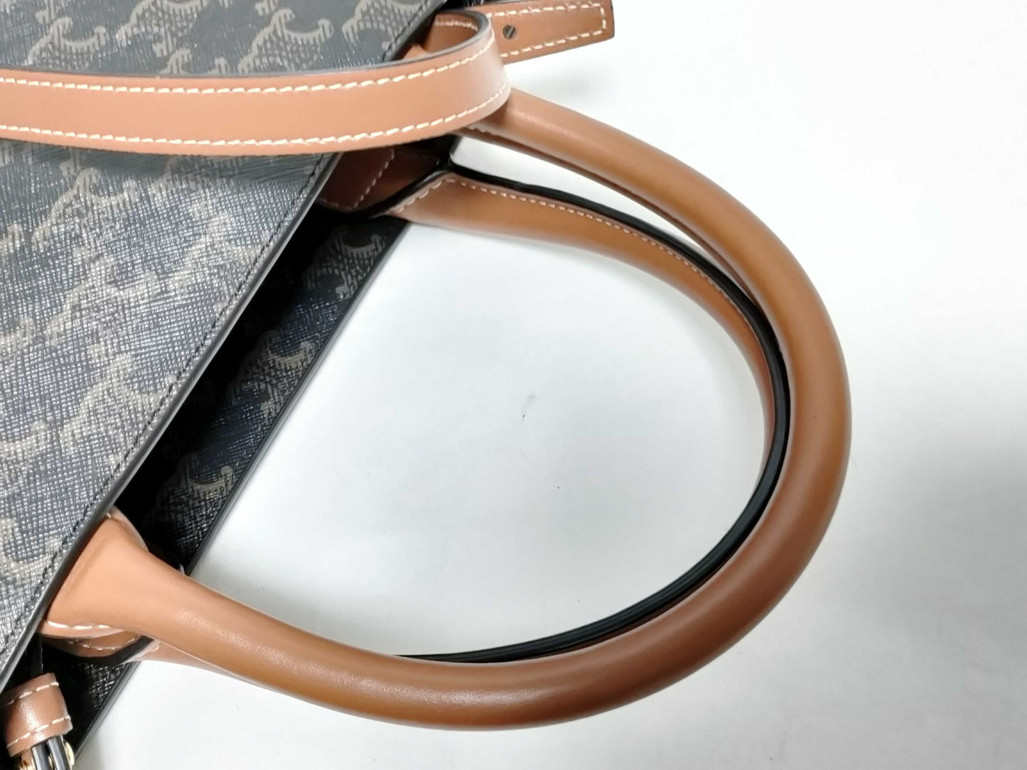 CELINE Triomphe Small Vertical Cabas Handbag Tote Bag