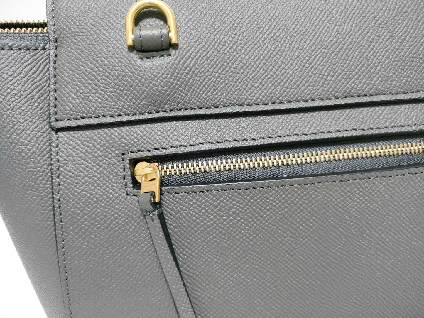 CELINE CELINE Belt Bag Micro Handbag Gray Tote Bag Handbag