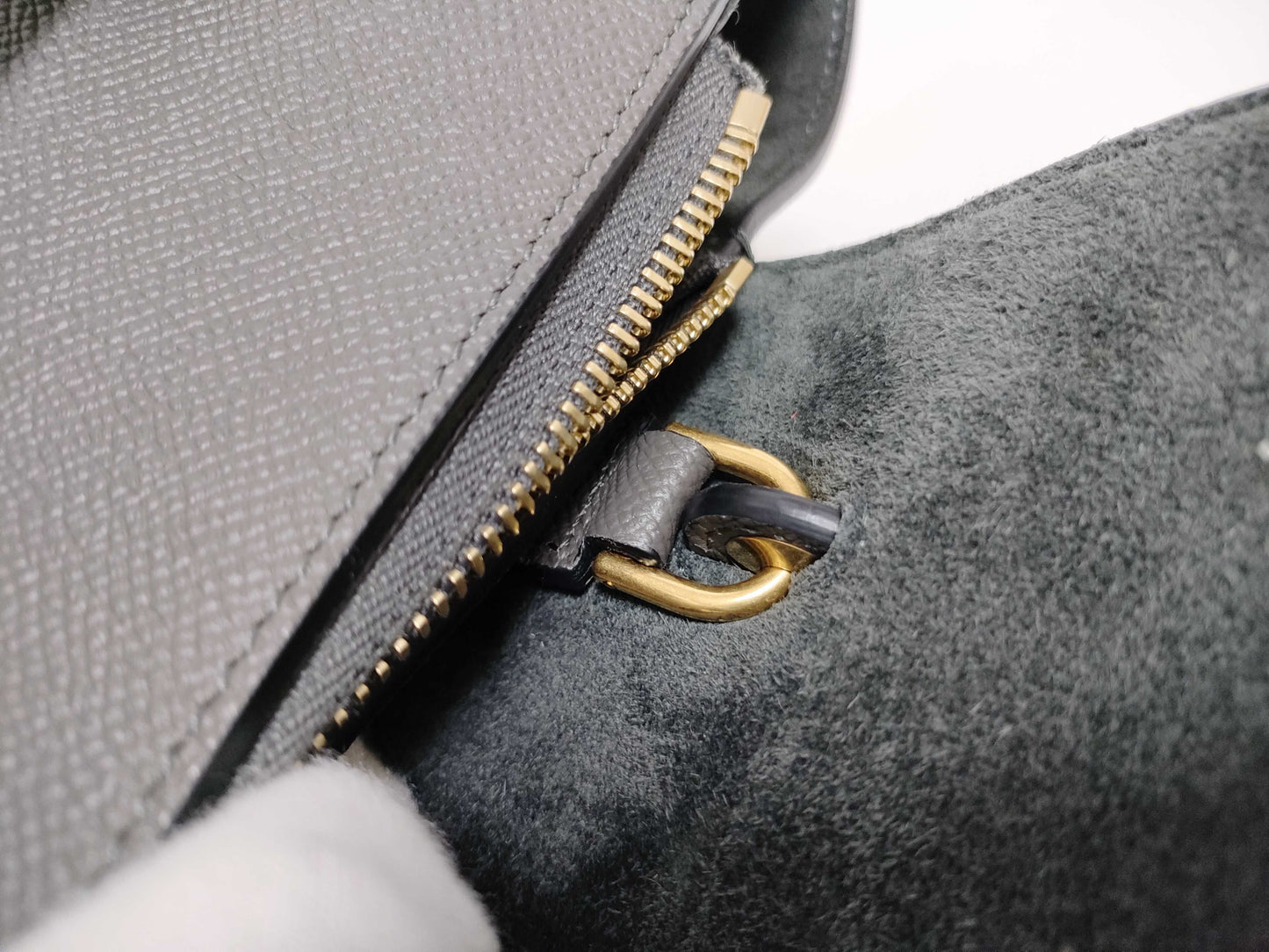CELINE CELINE Belt Bag Micro Handbag Gray Tote Bag Handbag