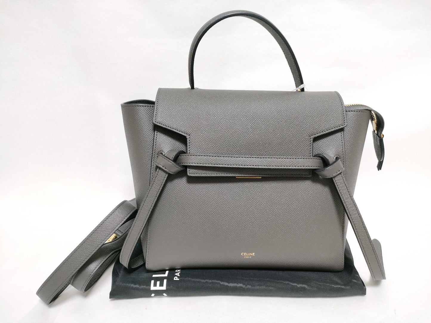CELINE CELINE Belt Bag Micro Handbag Gray Tote Bag Handbag