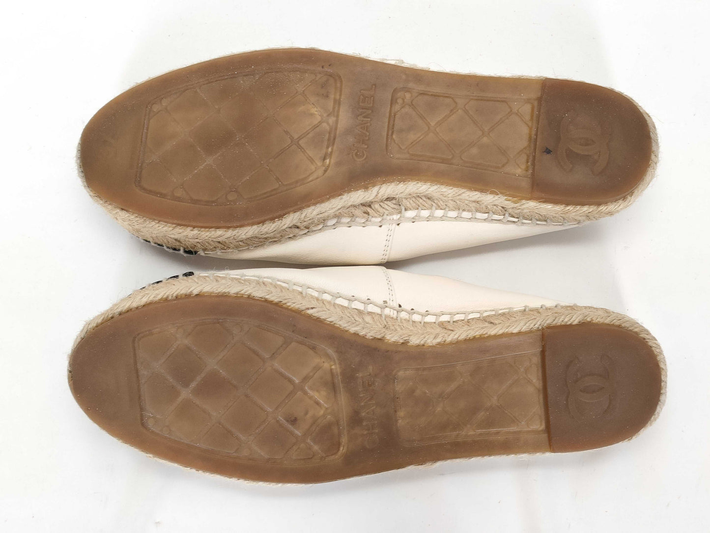 CHANEL Coco Mark CHANEL Women's Shoes Size 37 Beige with Dust Bag Other Shoes