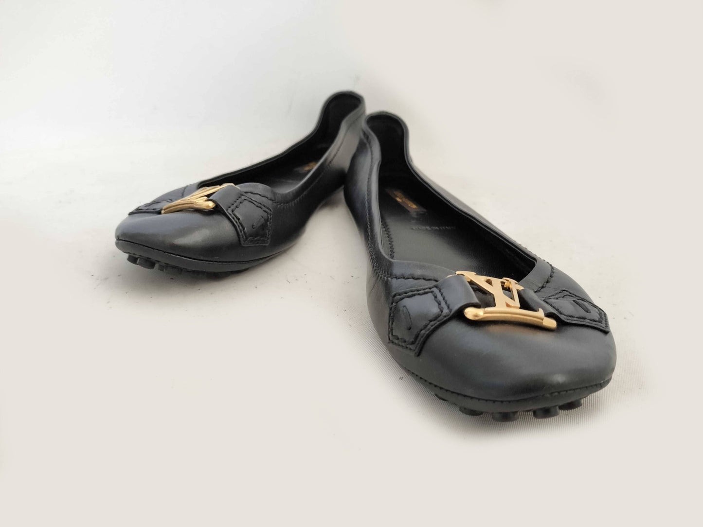 LOUIS VUITTON FA0190 Louis Vuitton Women's Shoes Size 35.5 Black with Dust Bag Other Shoes