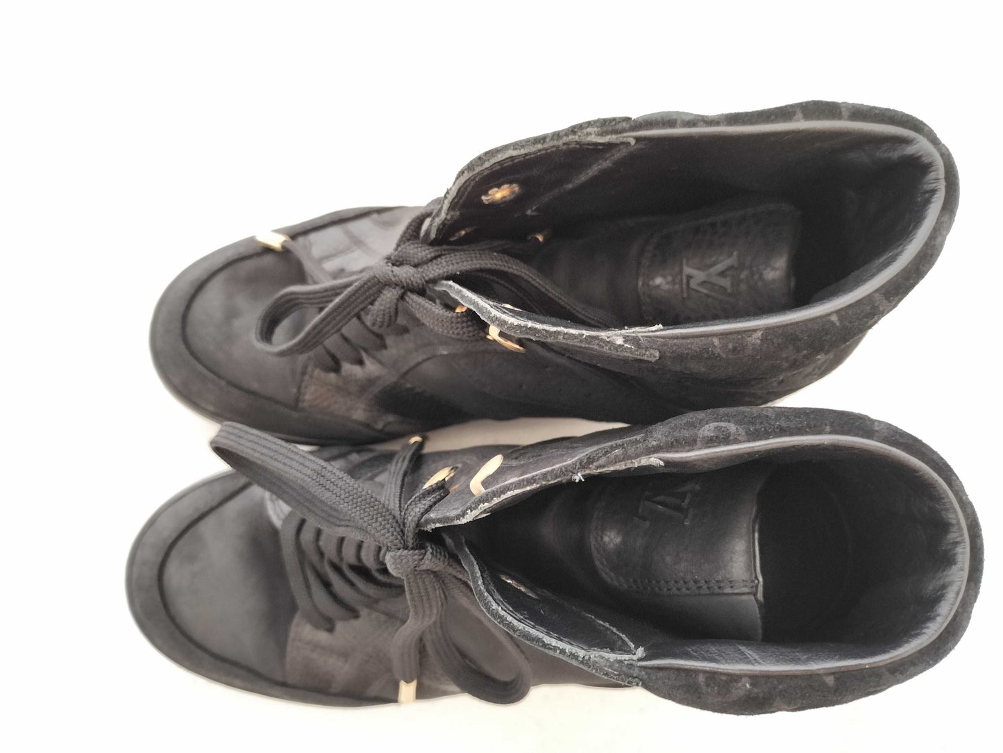 LOUIS VUITTON GO01930193 Louis Vuitton Women's Sneakers Size 35 Black