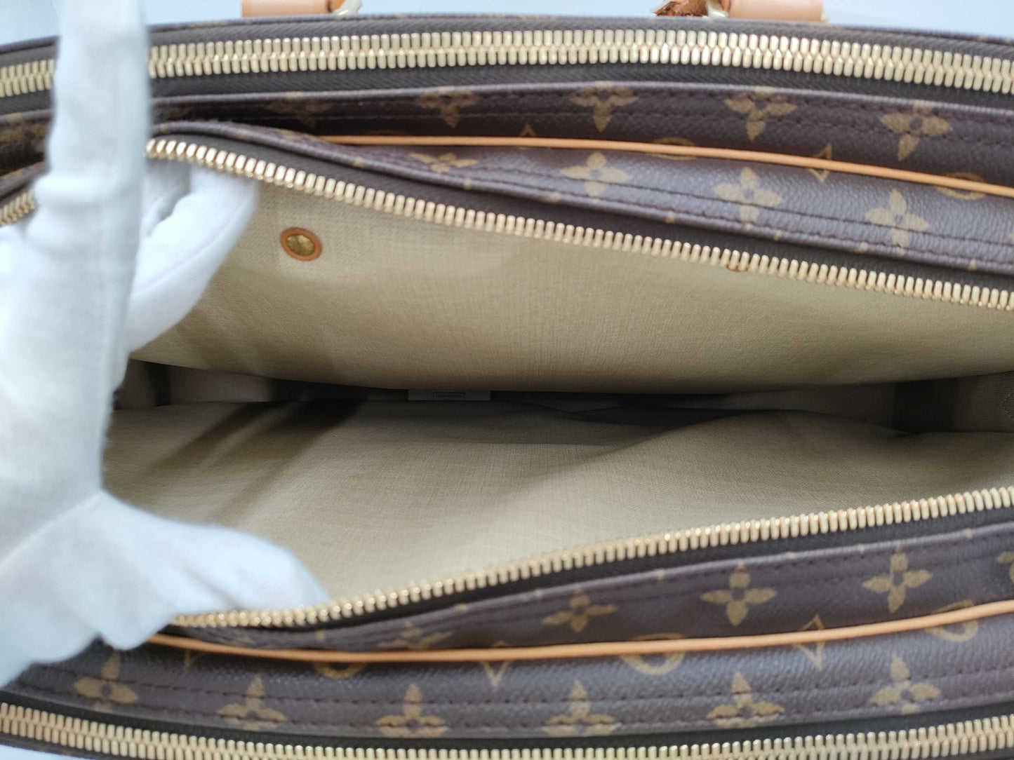 LOUIS VUITTON Monogram M41392 Alize de Poche Boston Bag