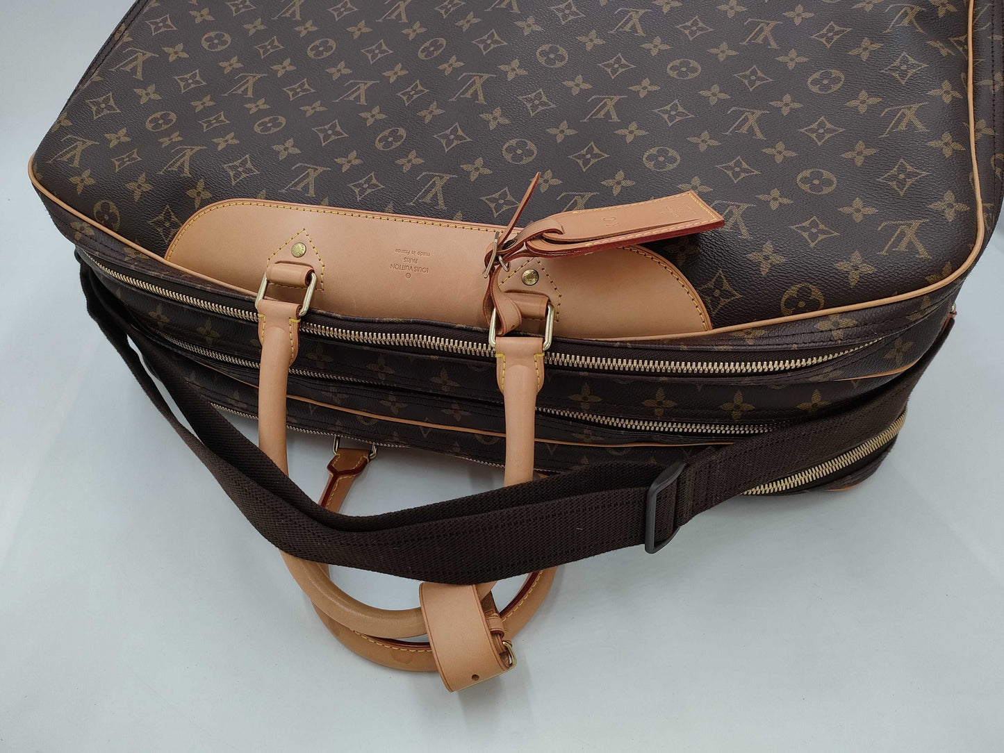 LOUIS VUITTON Monogram M41392 Alize de Poche Boston Bag