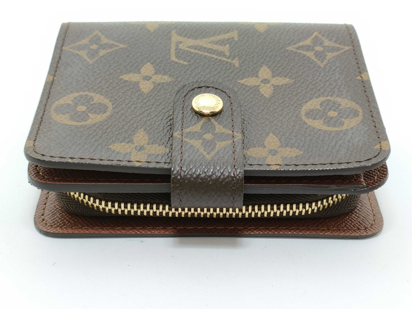 LOUIS VUITTON REID Unconfirmed CT 0027 Monogram LOUIS VUITTON M61667 Monogram Compact Zip Wallet
