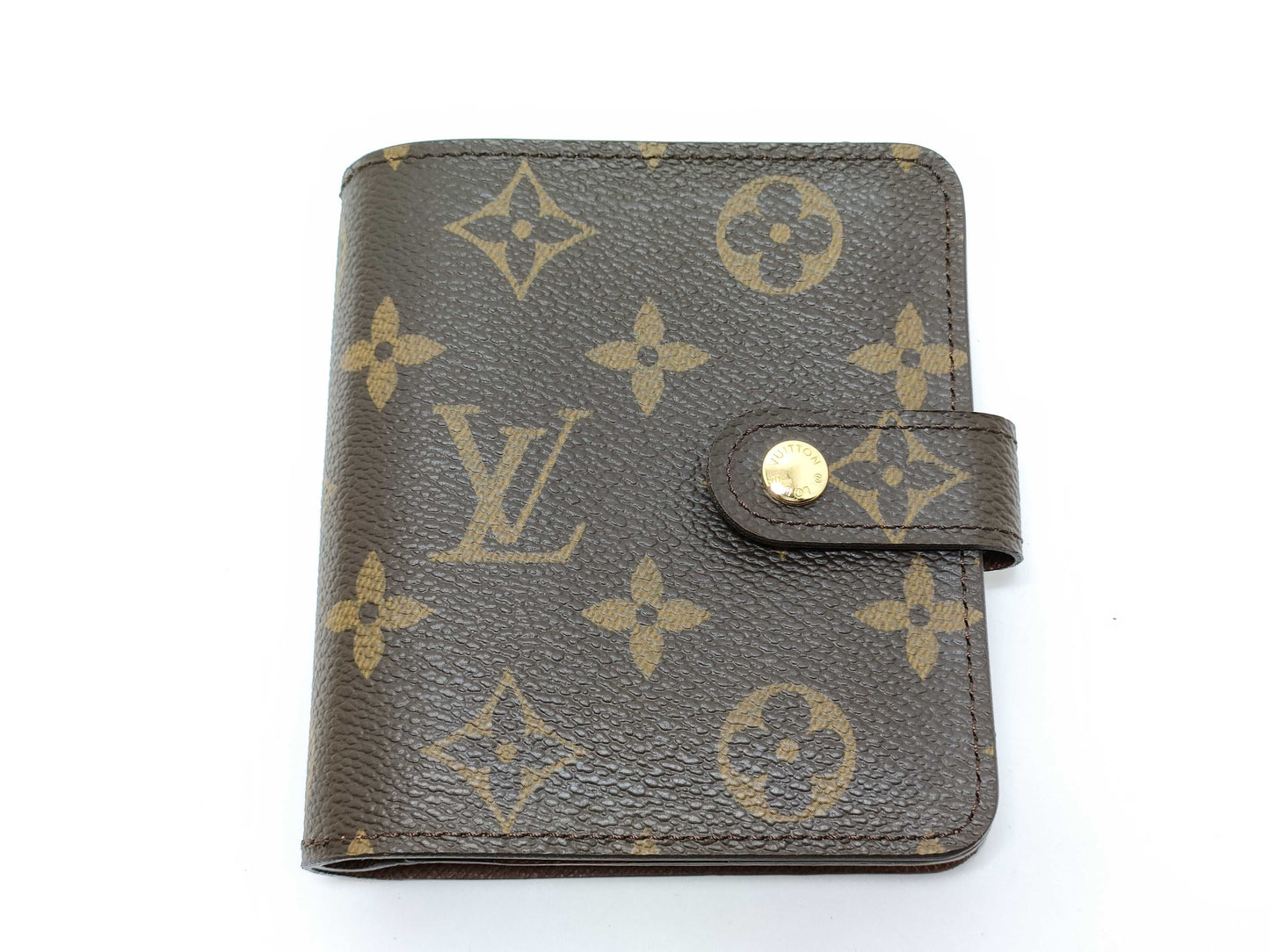 LOUIS VUITTON REID Unconfirmed CT 0027 Monogram LOUIS VUITTON M61667 Monogram Compact Zip Wallet