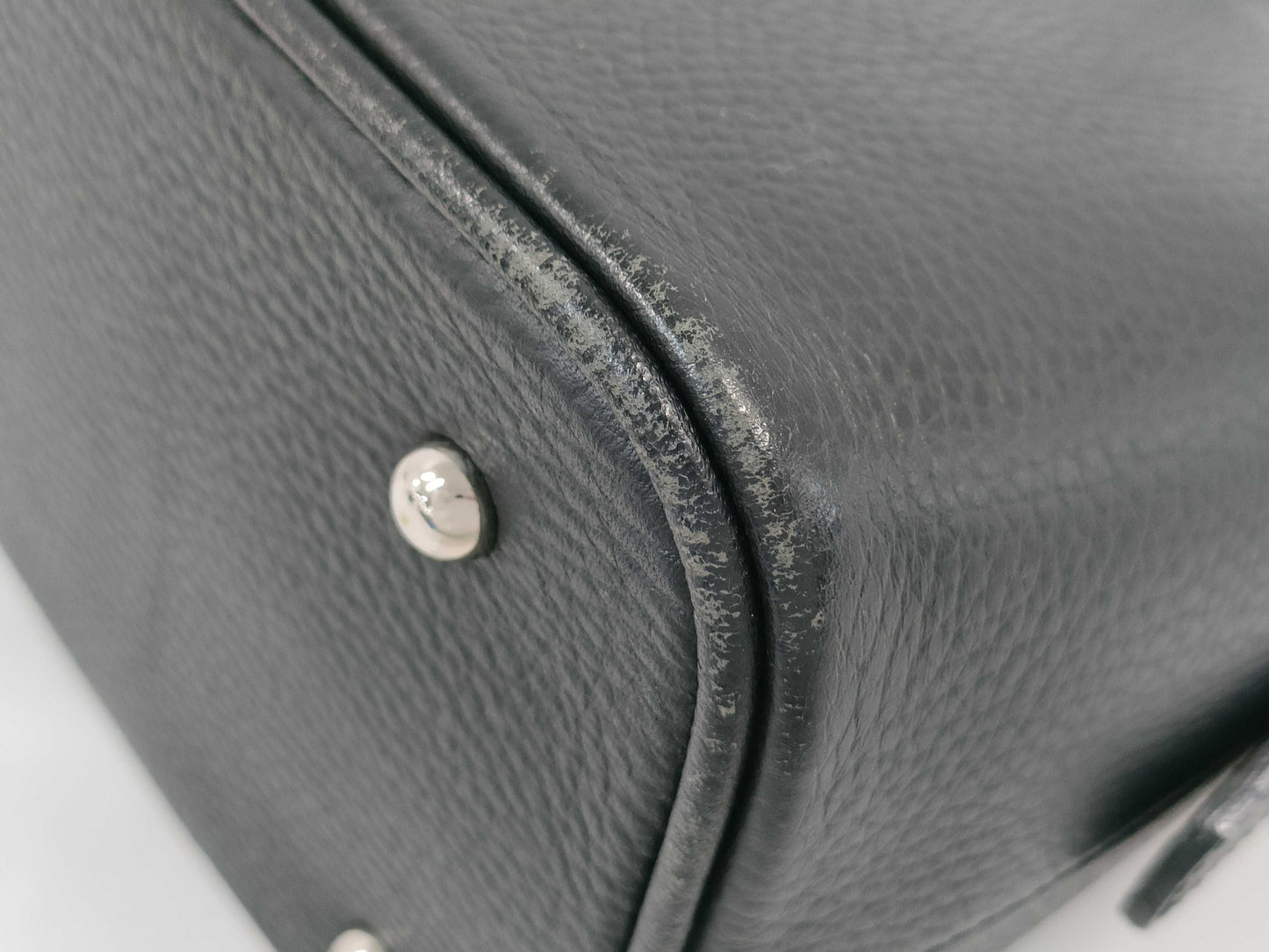 BURBERRY Black Leather Shoulder Bag