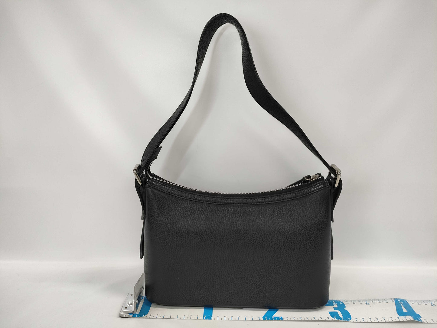 BURBERRY Black Leather Shoulder Bag