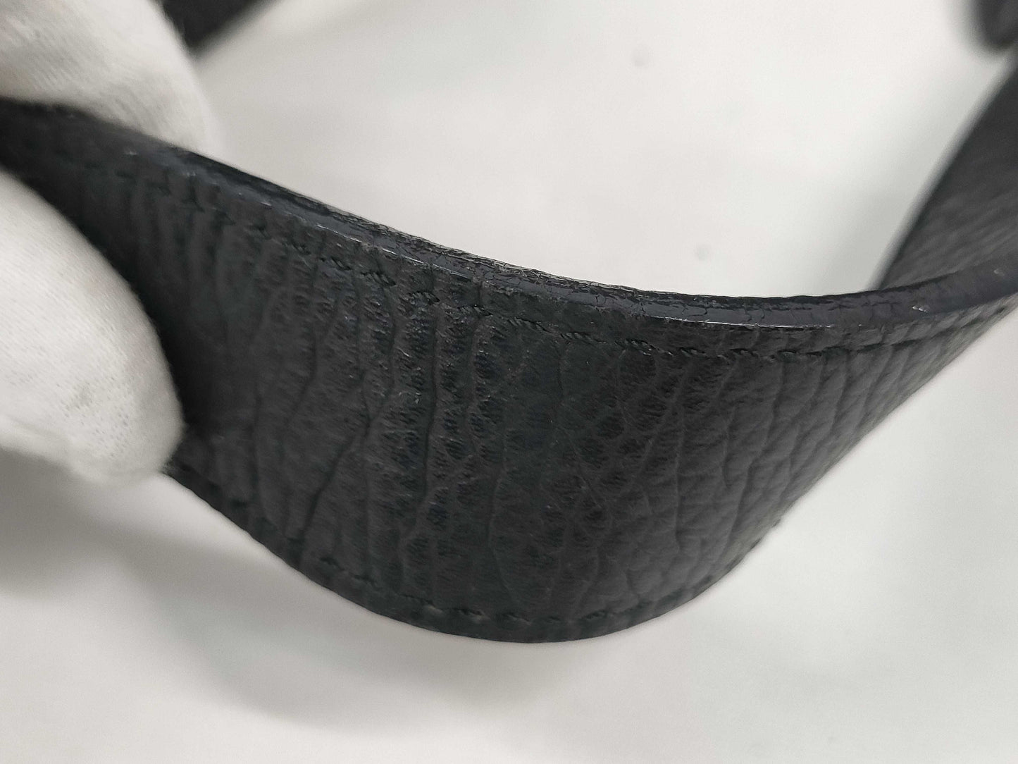 BURBERRY Black Leather Shoulder Bag