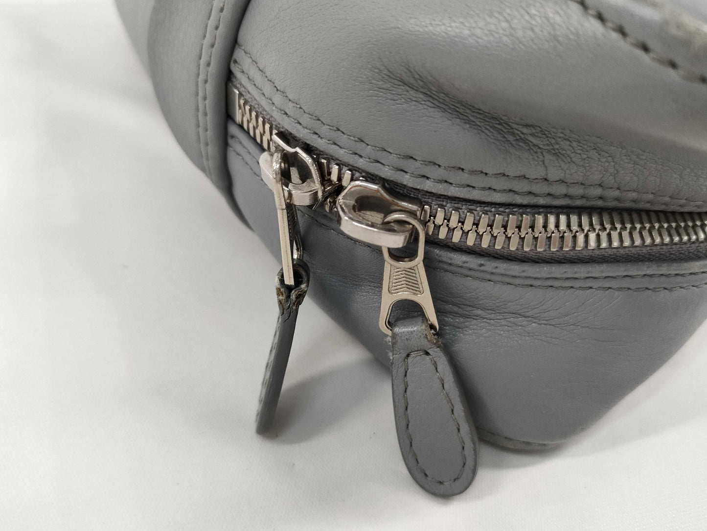 BALENCIAGA Grey Triangle Handbag