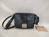 miu miu MIU MIU navy leather shoulder bag