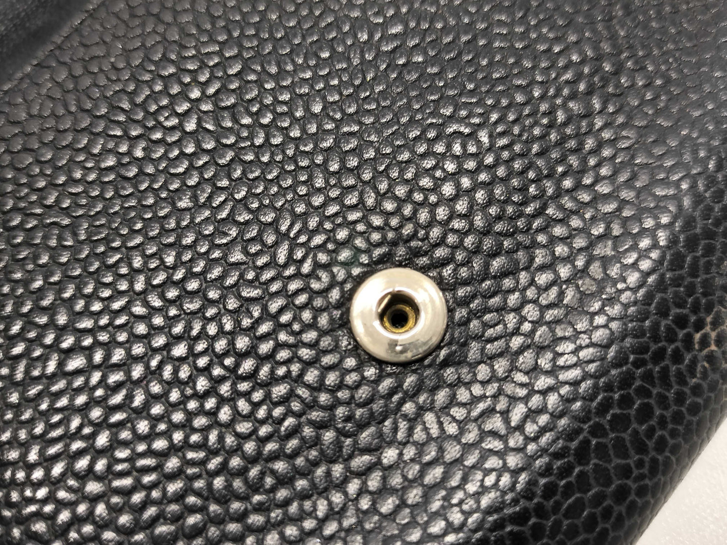 CHANEL Black Tri-fold Wallet