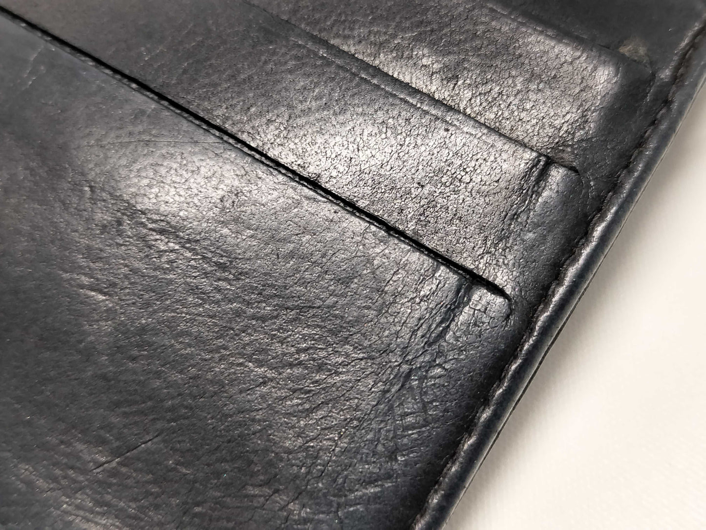 CHANEL Black Tri-fold Wallet