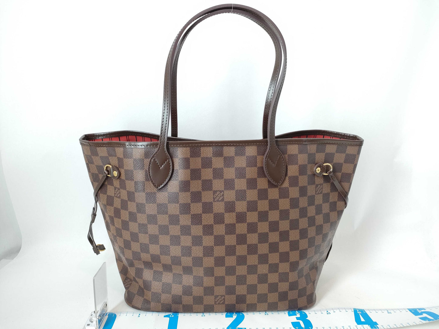 LOUIS VUITTON RFID verification failed CA4150 Damier Louis Vuitton Neverfull Damier Tote Bag