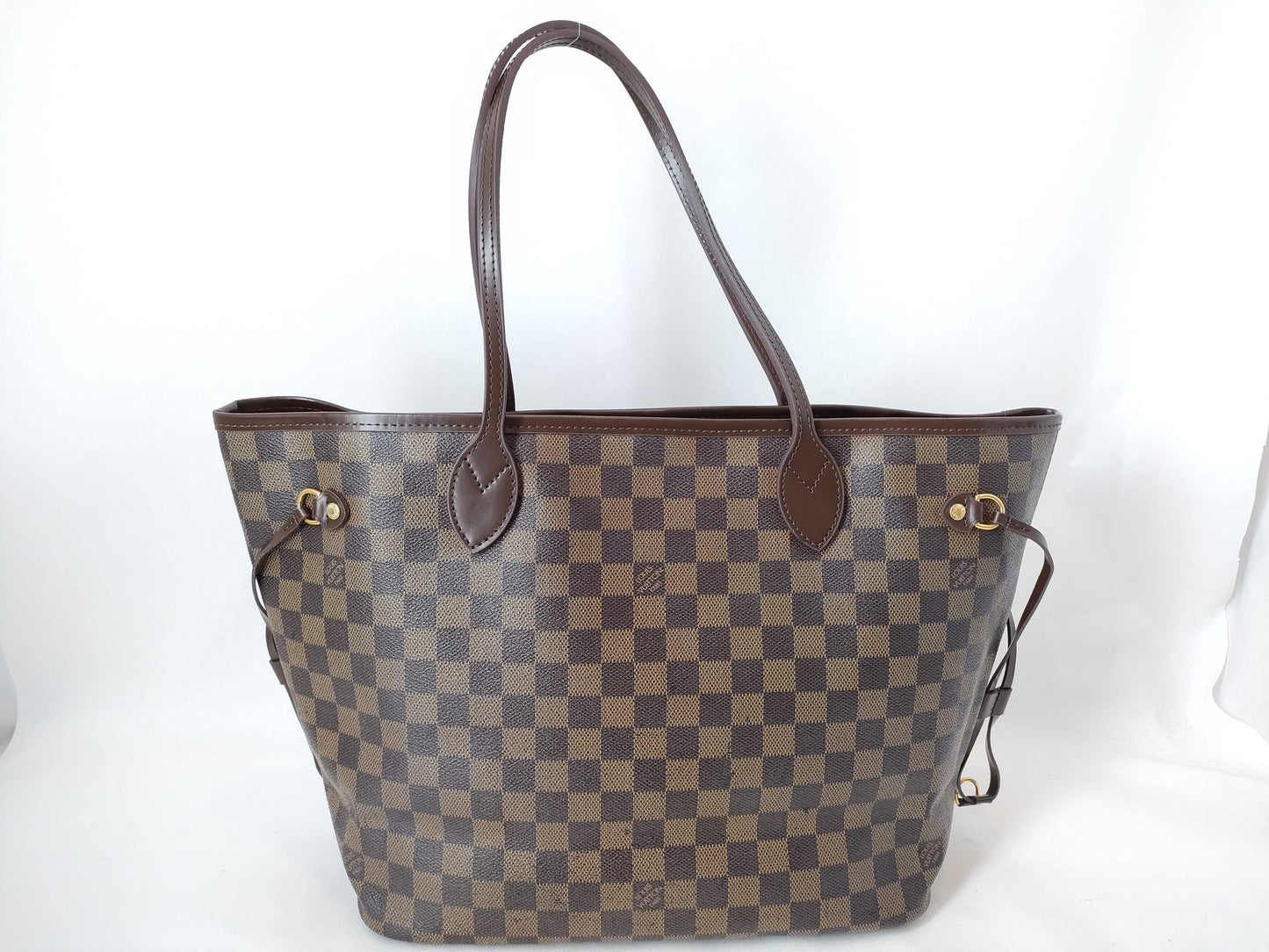 LOUIS VUITTON RFID verification failed SP5008 Damier Louis Vuitton Neverfull Damier Tote Bag