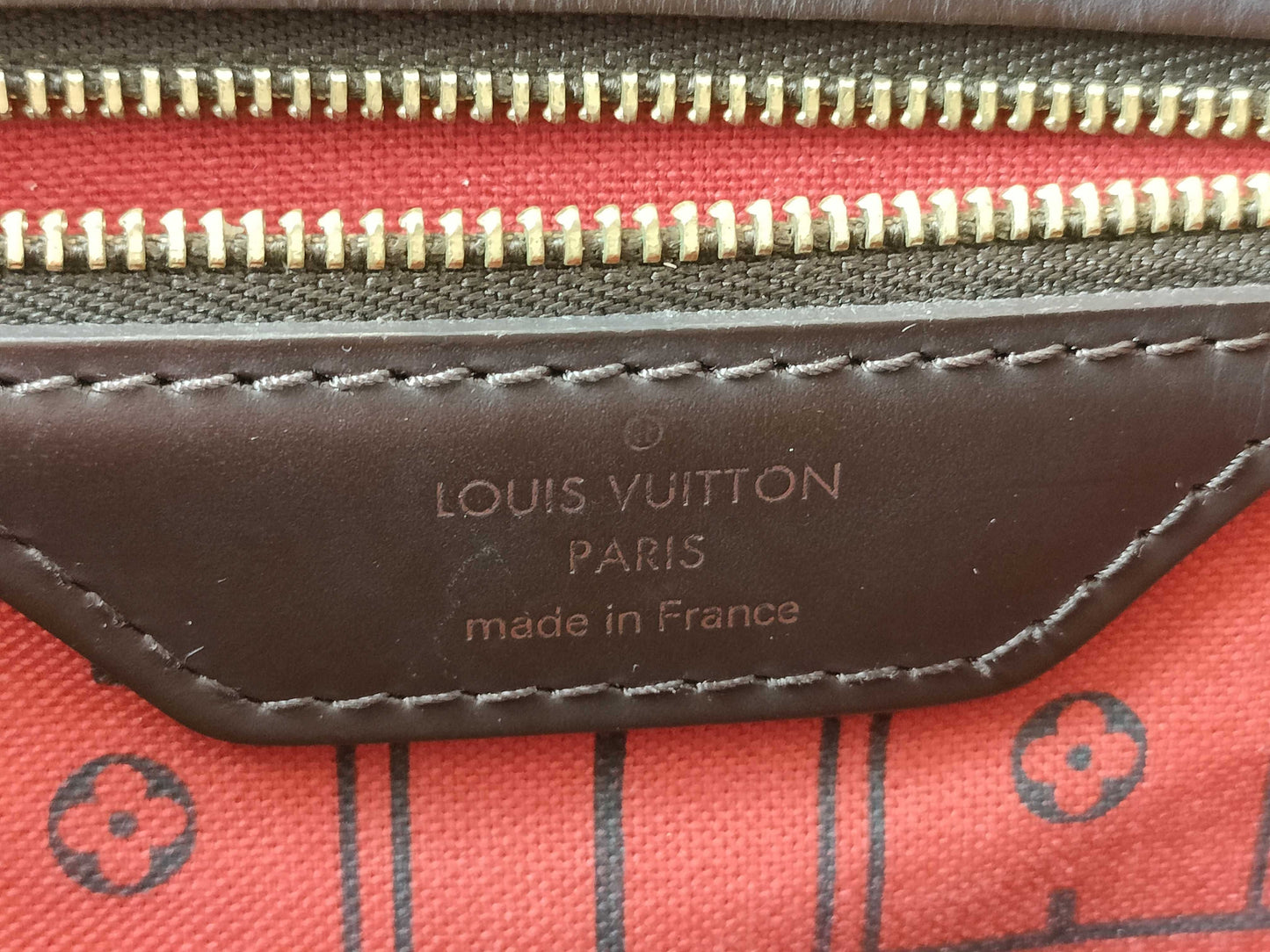 LOUIS VUITTON RFID verification failed SP5008 Damier Louis Vuitton Neverfull Damier Tote Bag
