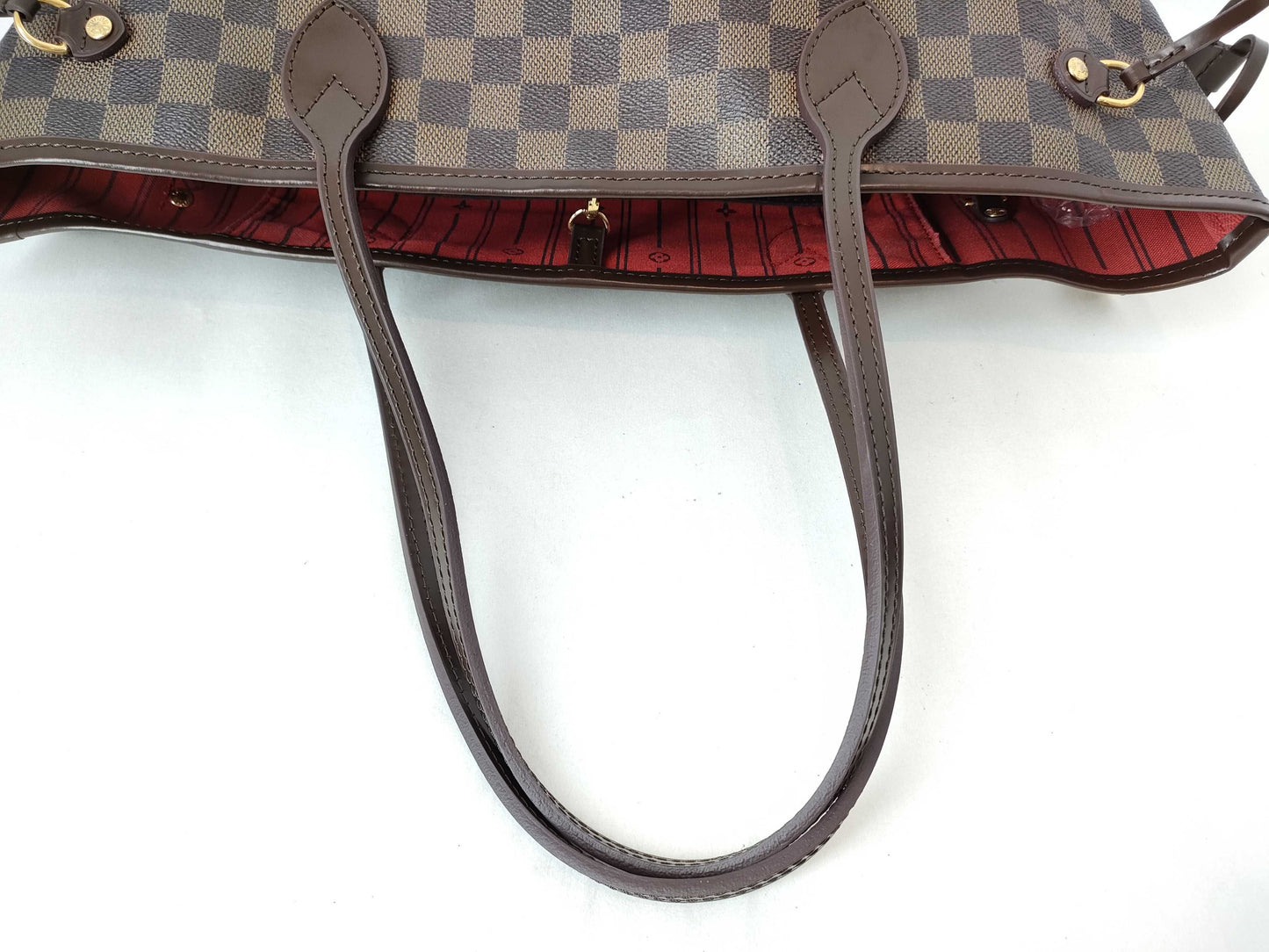 LOUIS VUITTON RFID verification failed SP5008 Damier Louis Vuitton Neverfull Damier Tote Bag