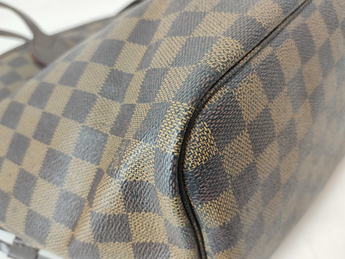 LOUIS VUITTON RFID verification failed SP5008 Damier Louis Vuitton Neverfull Damier Tote Bag