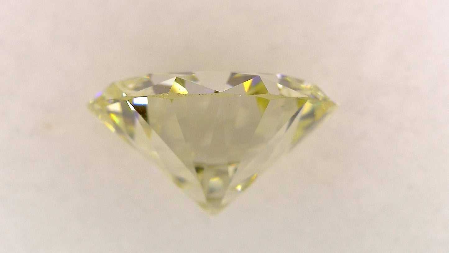 4.948ct Under N VS1 Fair/Gold/Gold Fine Natural 11.47-11.57 x 6.17mm Loose Diamond