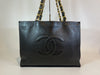 CHANEL Chain Tote Bag with Coco Mark Sticker