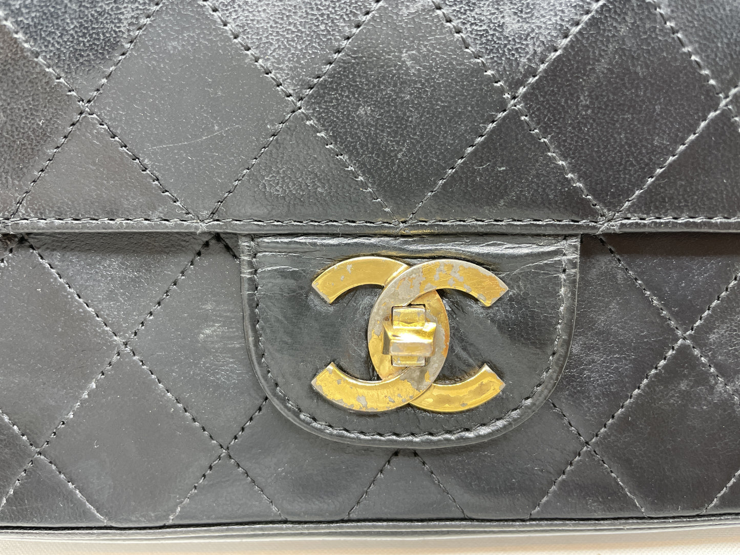 CHANEL Matelasse Double Flap Shoulder Bag