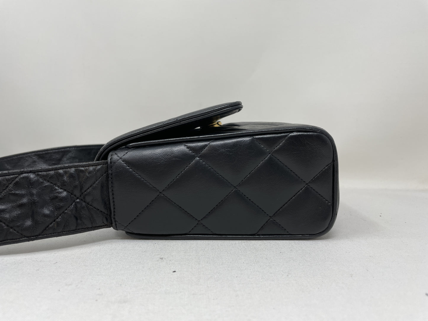 CHANEL Matelasse Shoulder Bag with Coco Mark and Lamb Shoulder Bag