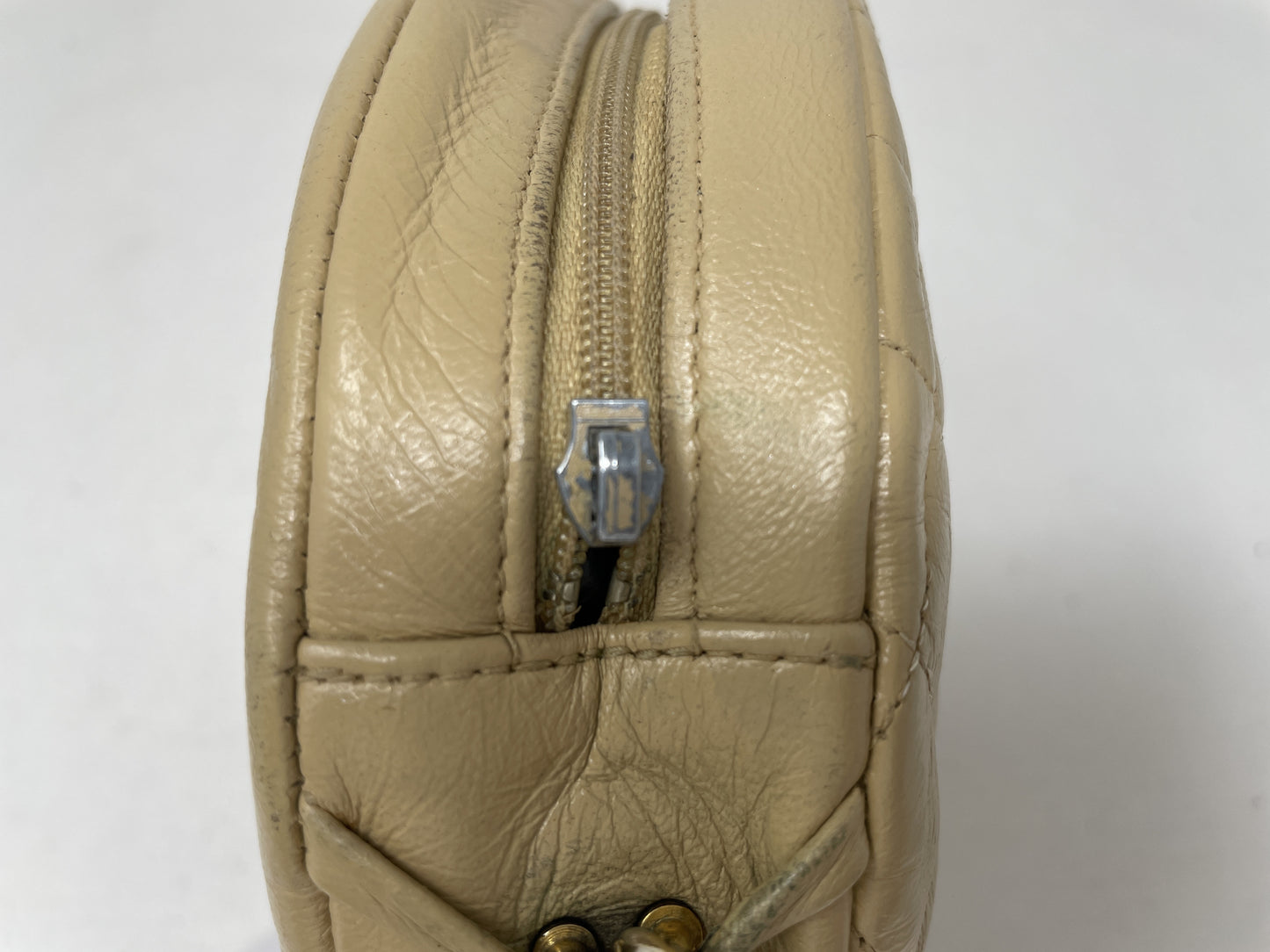 CHANEL Matelasse Coco Mark Round Shoulder Bag