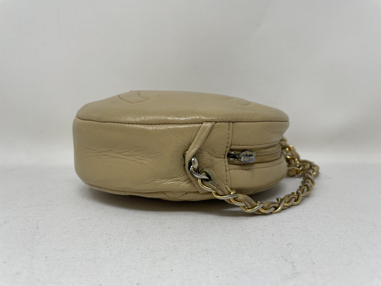 CHANEL Matelasse Coco Mark Round Shoulder Bag