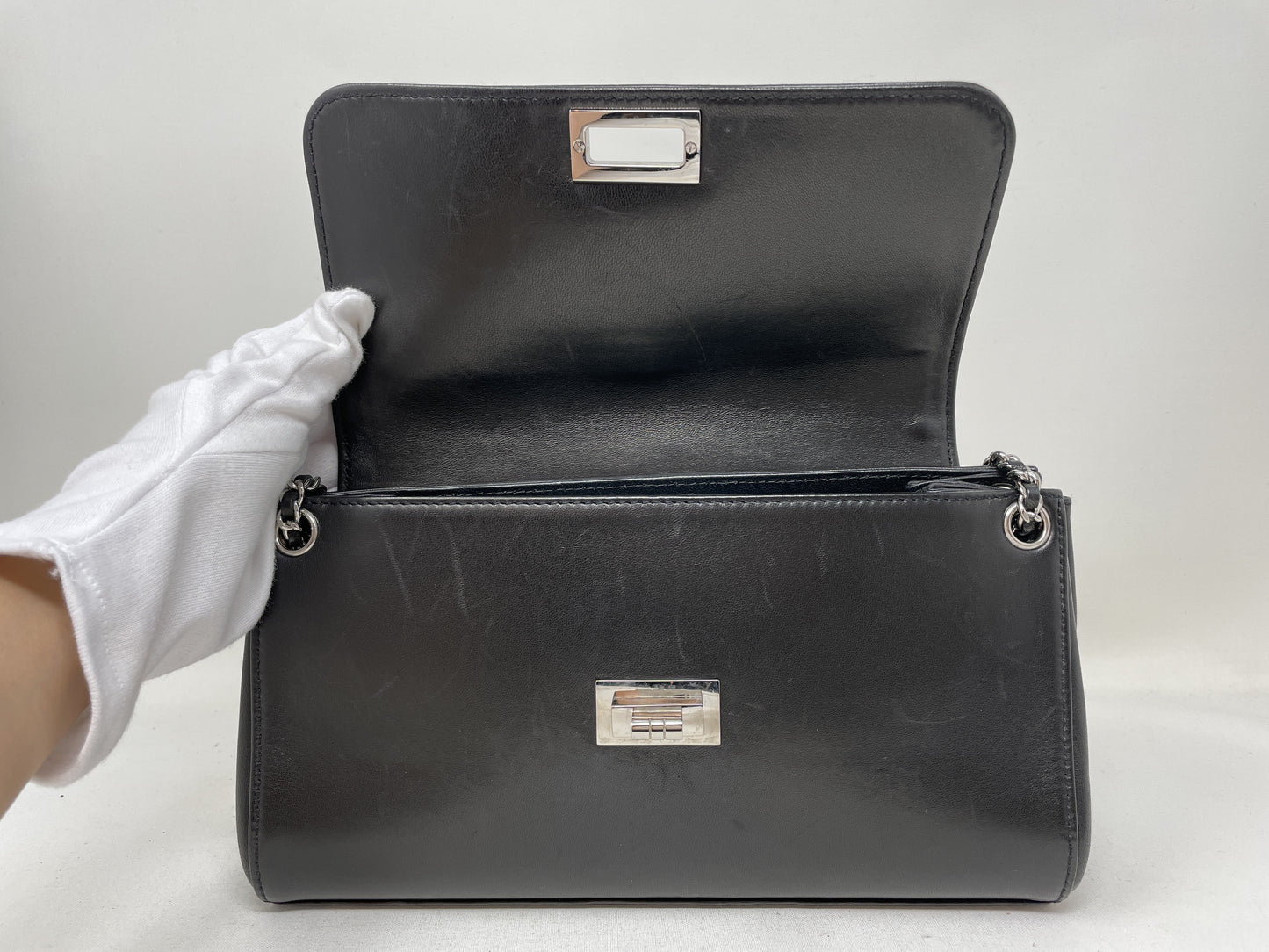 CHANEL Shoulder Bag 2.55 Turnlock Shoulder Bag