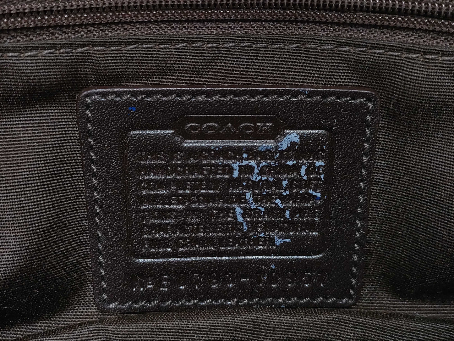 COACH Leather Shoulder Bag