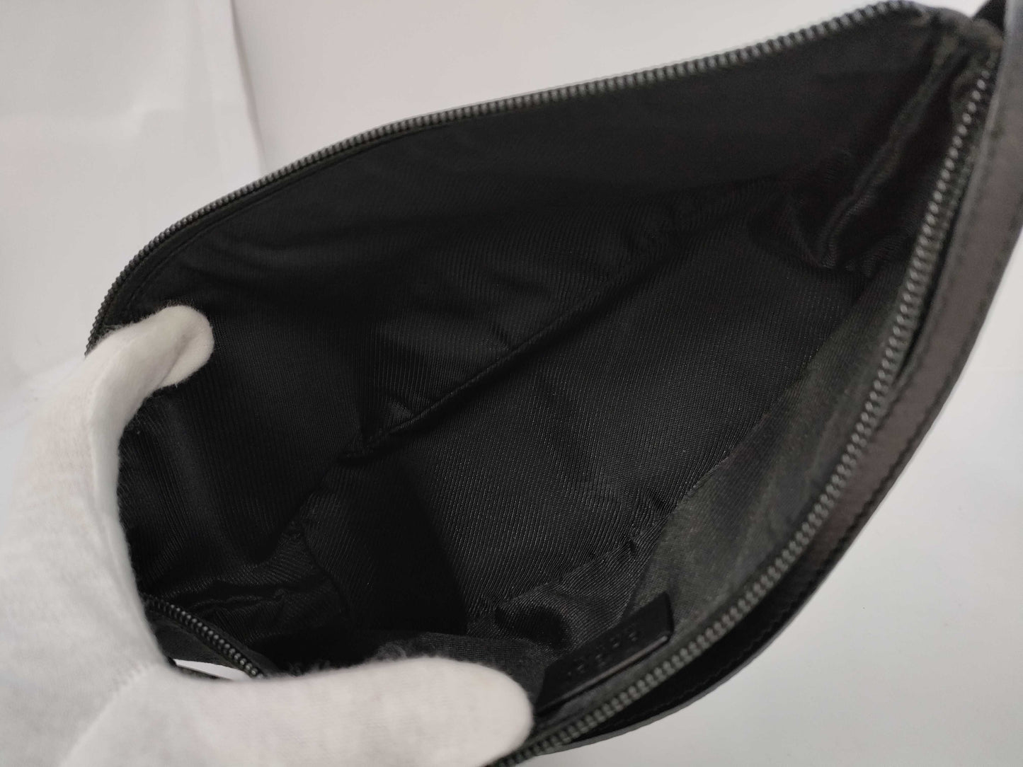 GUCCI Accessory Pouch Black Handbag