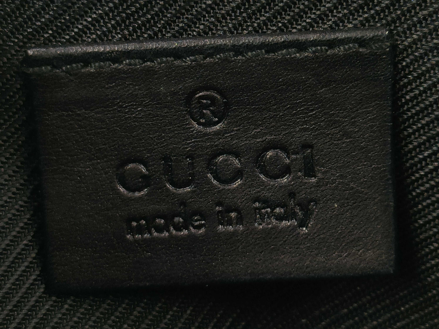 GUCCI Accessory Pouch Black Handbag