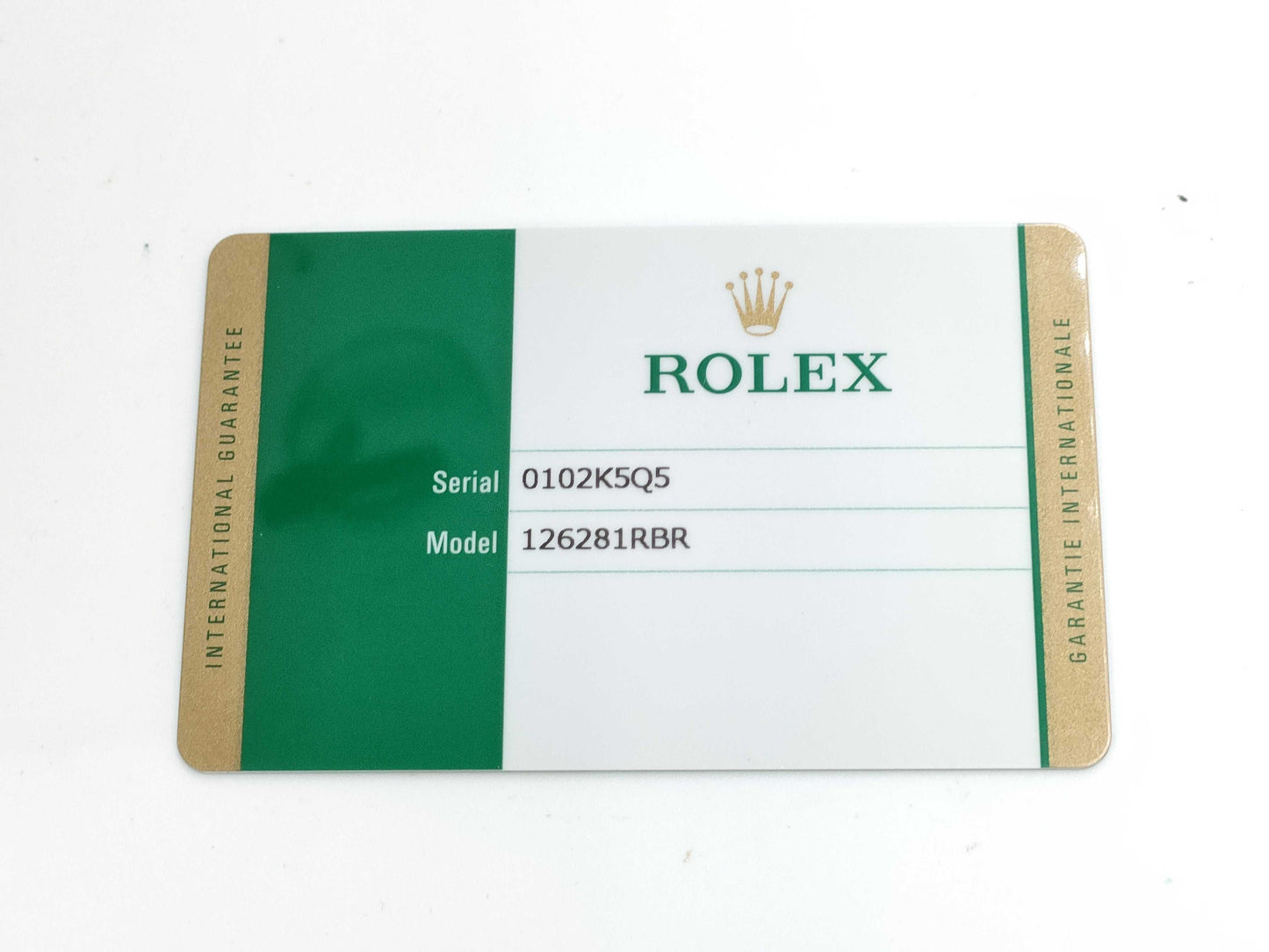 ROLEX Datejust 126281RBR 0102K5Q5 Men's Watch