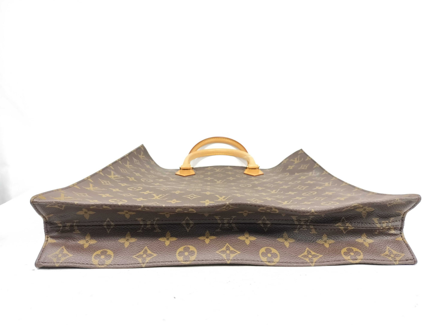 LOUIS VUITTON RFID Unverified MI0060 Monogram LV Sac Plat Monogram M511140 MI0060 Brown Tote Bag