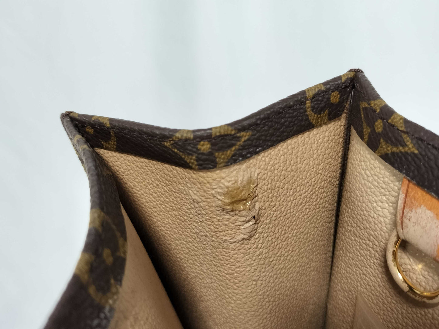 LOUIS VUITTON RFID Unverified MI0060 Monogram LV Sac Plat Monogram M511140 MI0060 Brown Tote Bag