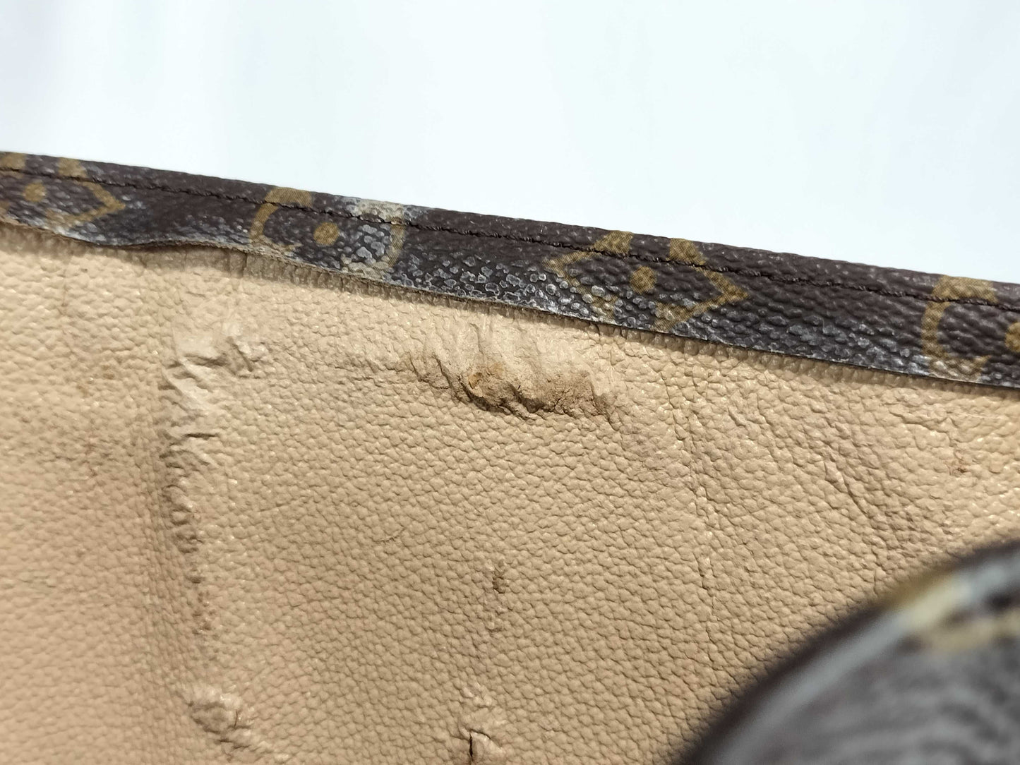 LOUIS VUITTON RFID Unverified MI0060 Monogram LV Sac Plat Monogram M511140 MI0060 Brown Tote Bag