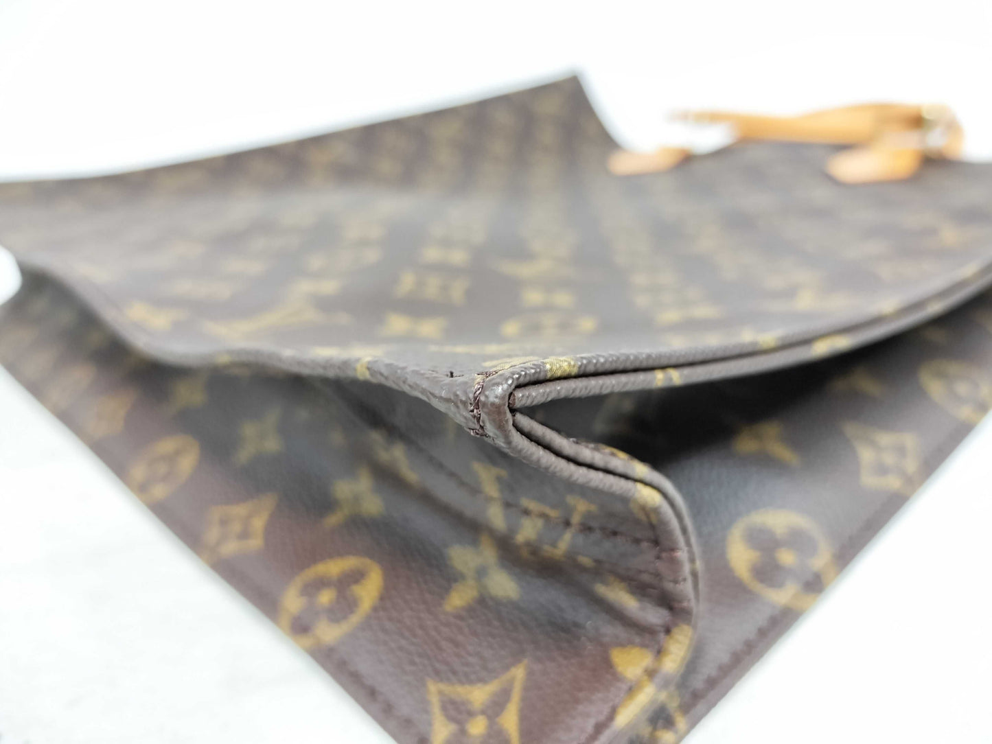 LOUIS VUITTON RFID Unverified MI0060 Monogram LV Sac Plat Monogram M511140 MI0060 Brown Tote Bag