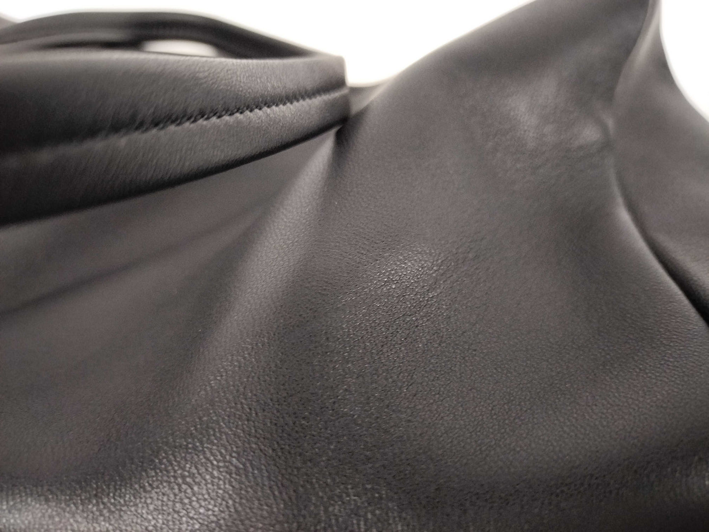 THE ROW Astra Bowling Bag in Nappa Leather, Black Shoulder Bag