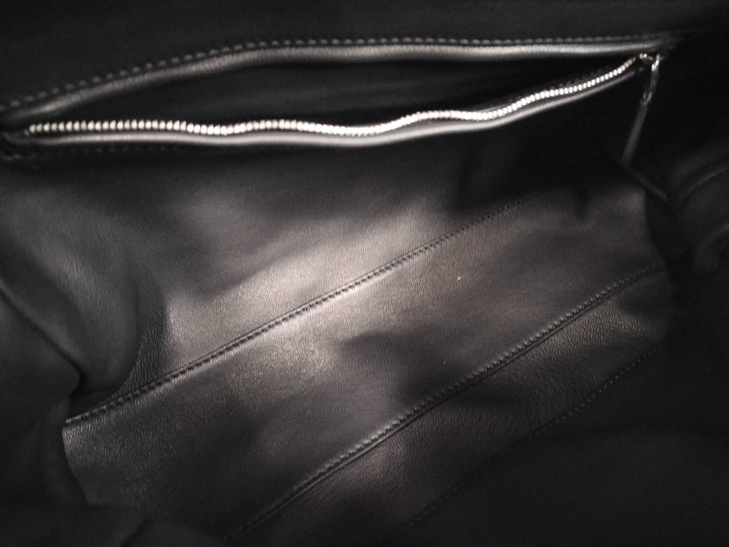 THE ROW Astra Bowling Bag in Nappa Leather, Black Shoulder Bag