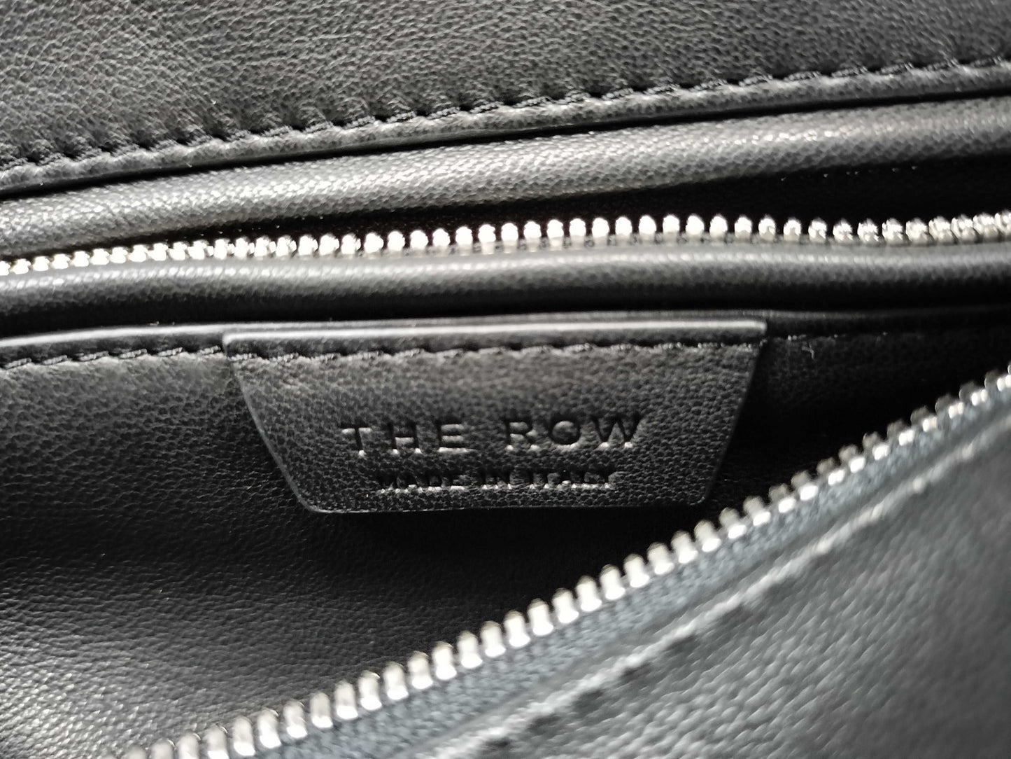 THE ROW Astra Bowling Bag in Nappa Leather, Black Shoulder Bag