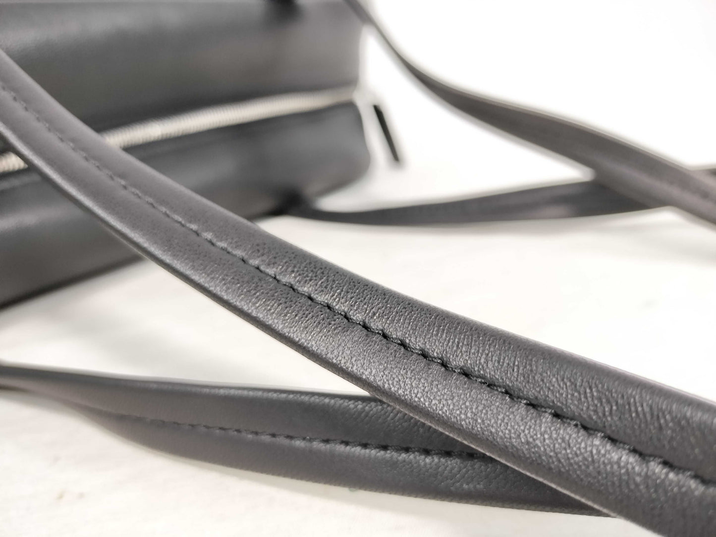 THE ROW Astra Bowling Bag in Nappa Leather, Black Shoulder Bag