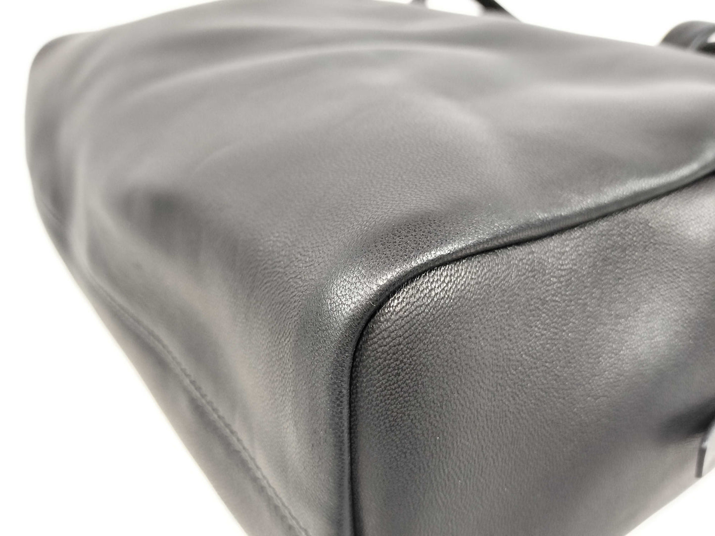 THE ROW Astra Bowling Bag in Nappa Leather, Black Shoulder Bag