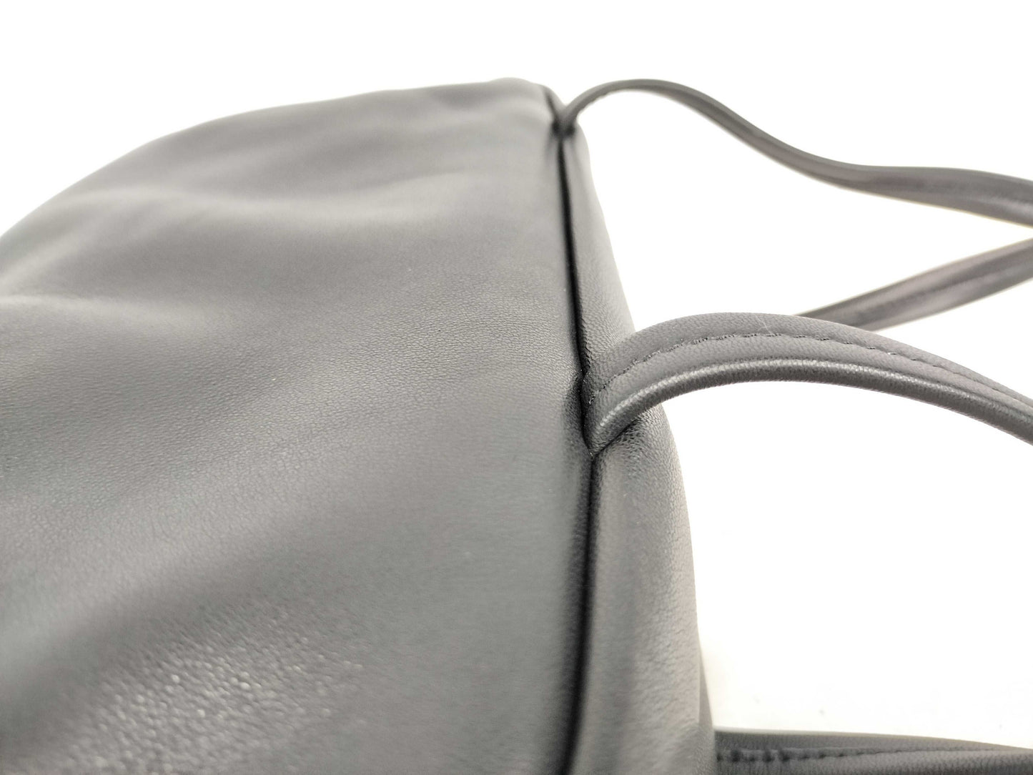 THE ROW Astra Bowling Bag in Nappa Leather, Black Shoulder Bag
