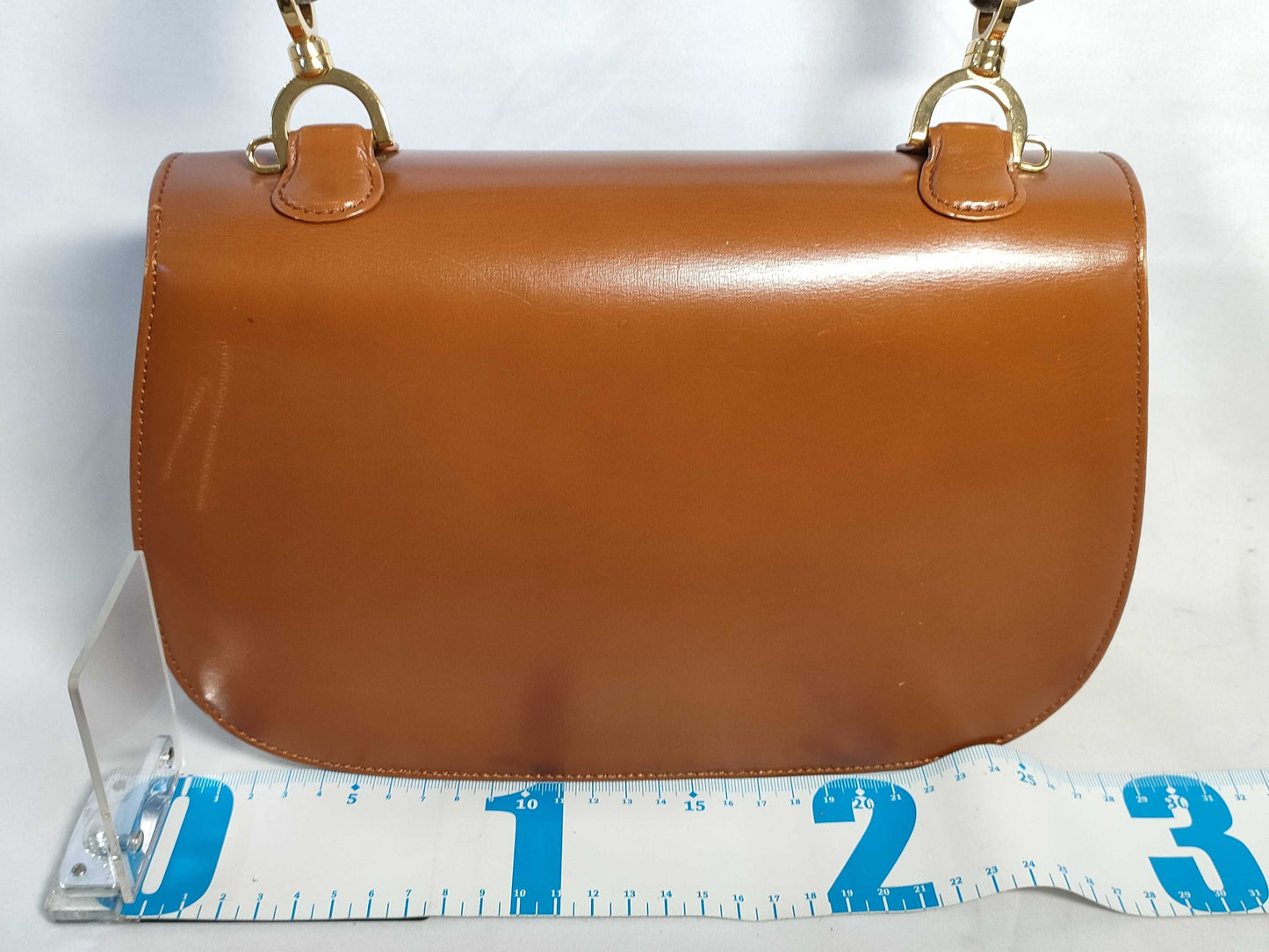GUCCI Bamboo GUCCI Handbag Bamboo Leather Brown Handbag