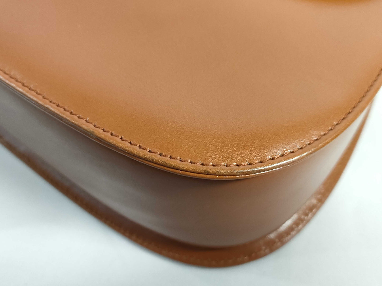 GUCCI Bamboo GUCCI Handbag Bamboo Leather Brown Handbag