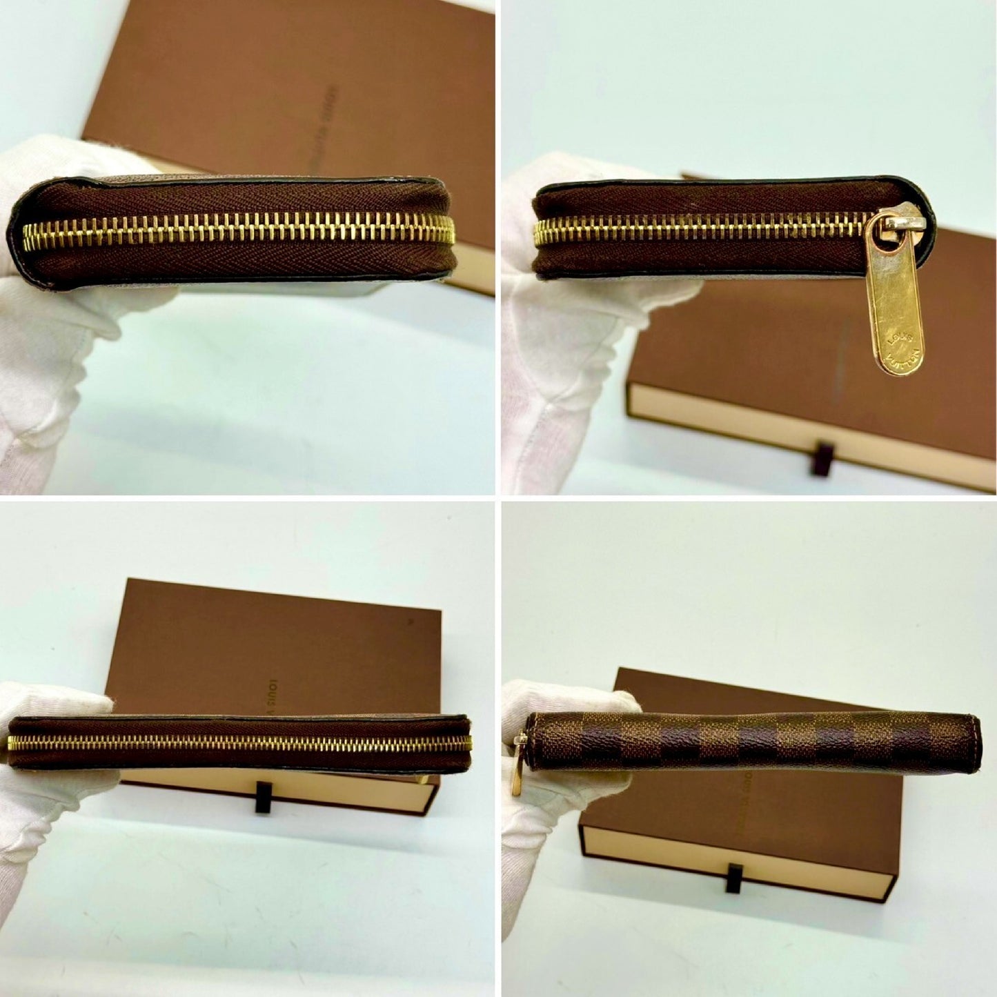 LOUIS VUITTON Damier Zippy Wallet Long Wallet GI0243 Wallet
