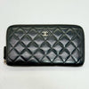 CHANEL Matelasse Lambskin Round Zip Long Wallet 15601568 Wallet