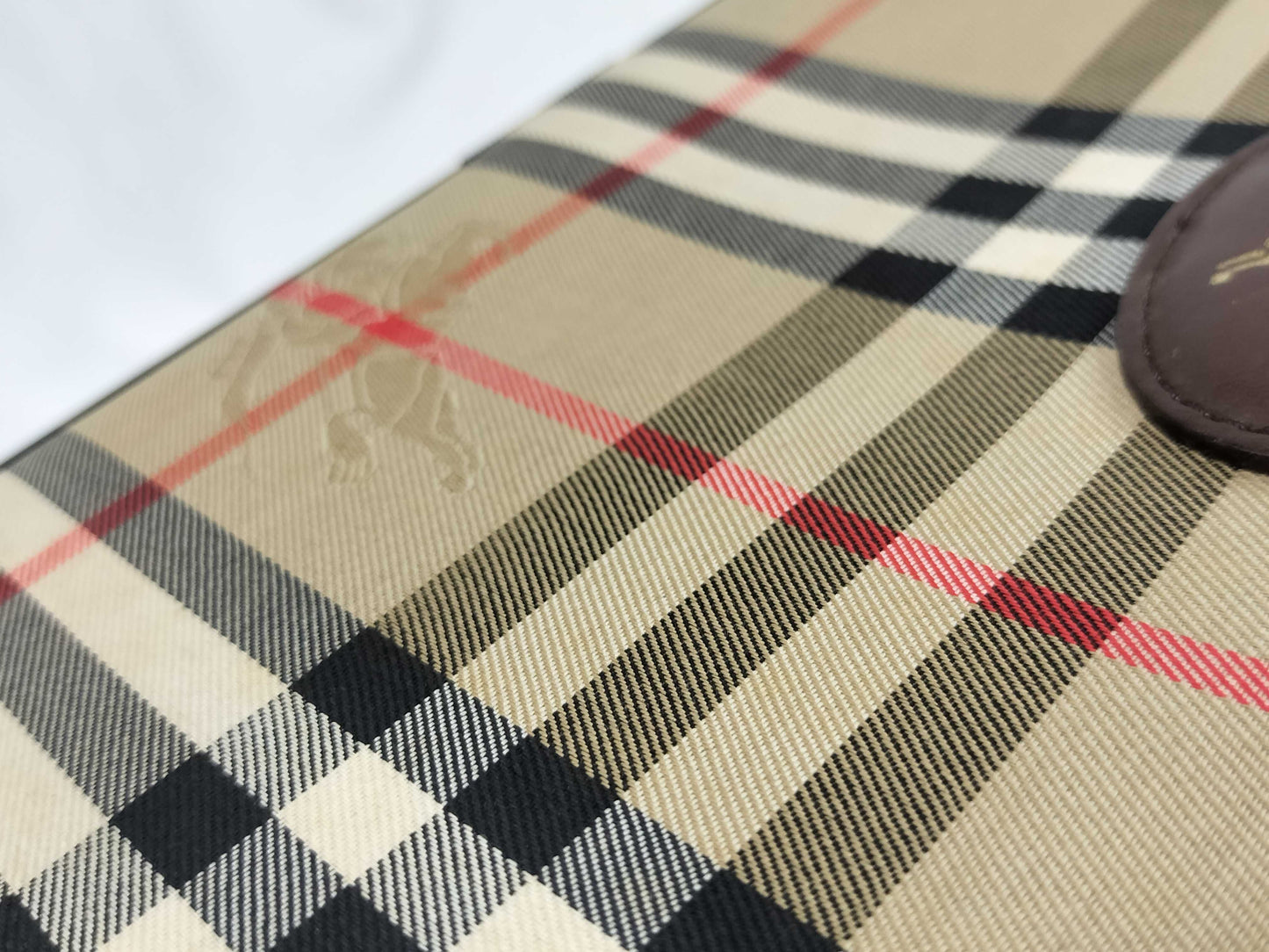 Burberry Shadow Horse Check Shoulder Bag